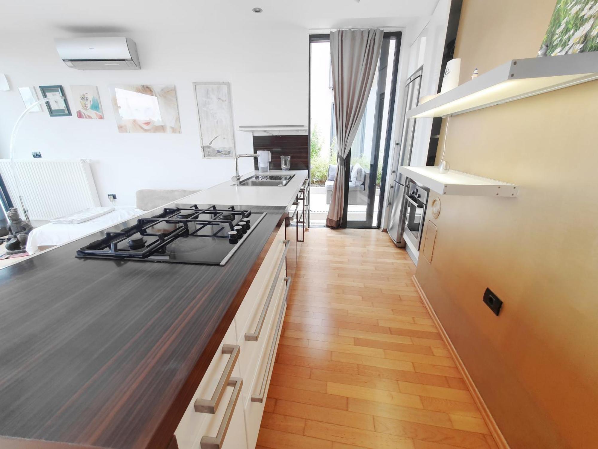 Bella Vista Lux Apartment With Private Terace Capodistria Esterno foto