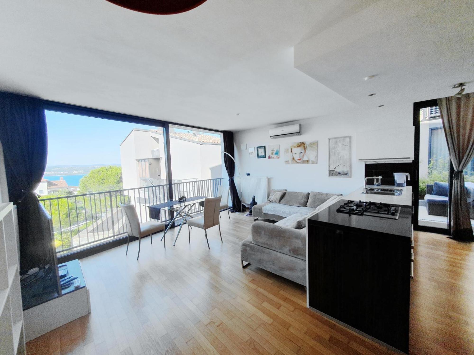 Bella Vista Lux Apartment With Private Terace Capodistria Esterno foto